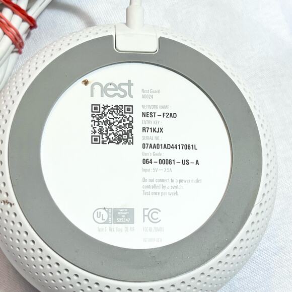 Google Nest Guard Security System A0024 with Power Cord Accessories OEM - Picture 5 of 5